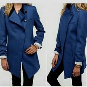 D Troy Smith 2 Tone Military Style Wool Blend Jacket- Sz. XS